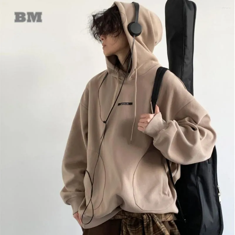 Erkek Hoodies Bahar Sonbahar Terpit Trend Hoodie Erkek Kadın Giyim Hip Hop Çift Sweatshirts Kore Sokak Giyim Külot Kpop Moda