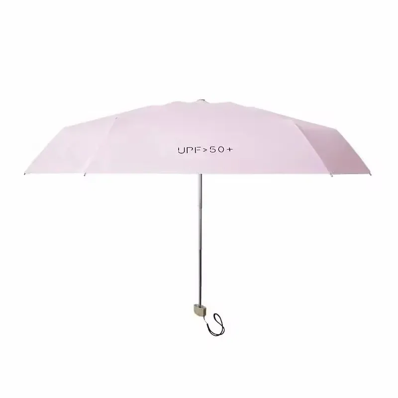 Nouveau 2024 6 COBBRES MINI AMIRALLAE ANTÉRIEUR VENT ANTIV PROTECTION 5 Pliage parapluie Portable Voyage Pluie Femmes Femmes Pocket Enfants Upf1.pour
