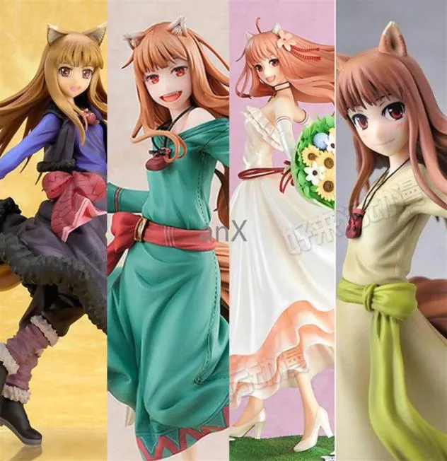 20 cm Figure Anime Spice and Wolf Figure Holo Robe de mariée Ver Holo Renewal 1 8 Échelle PVC Figure d'action COLLECTIBLE TOY 1008247C3906180