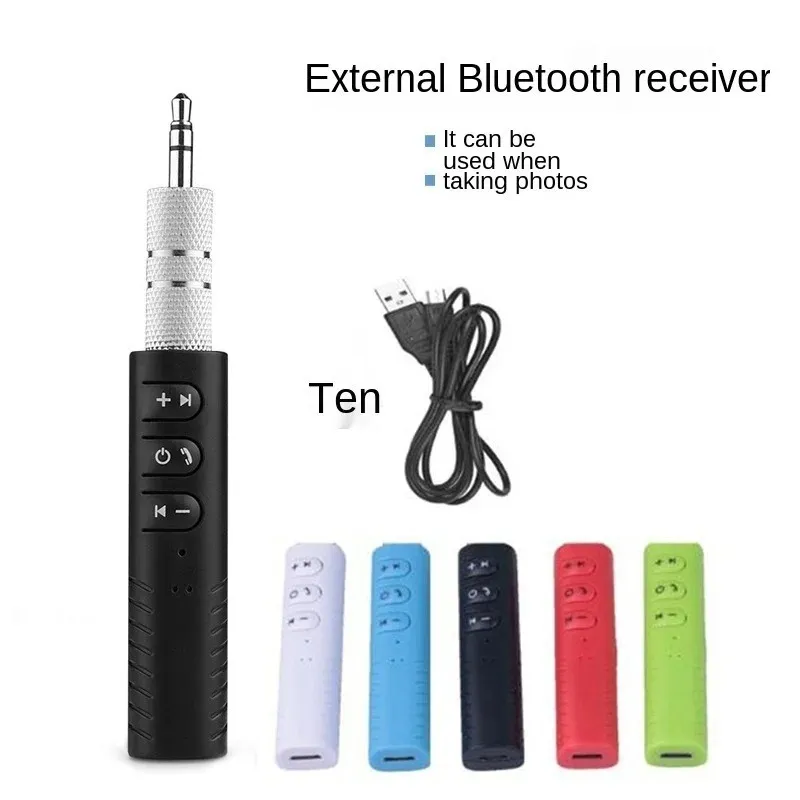 2024 ricevitore Bluetooth a bordo a bordo esterno Bluetooth da 3,5 mm adattatore auto wireless Bluetooth Audiofor AudioFor Adattatore audio wireless