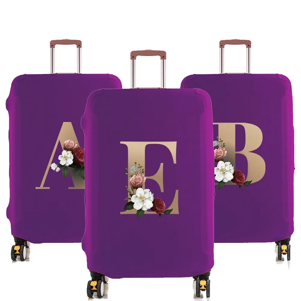 Tillbehör bagage skyddande täcke elastik för 1832 resväska vagn bagage resväska damm täcker resväska fodral guldbokmönster