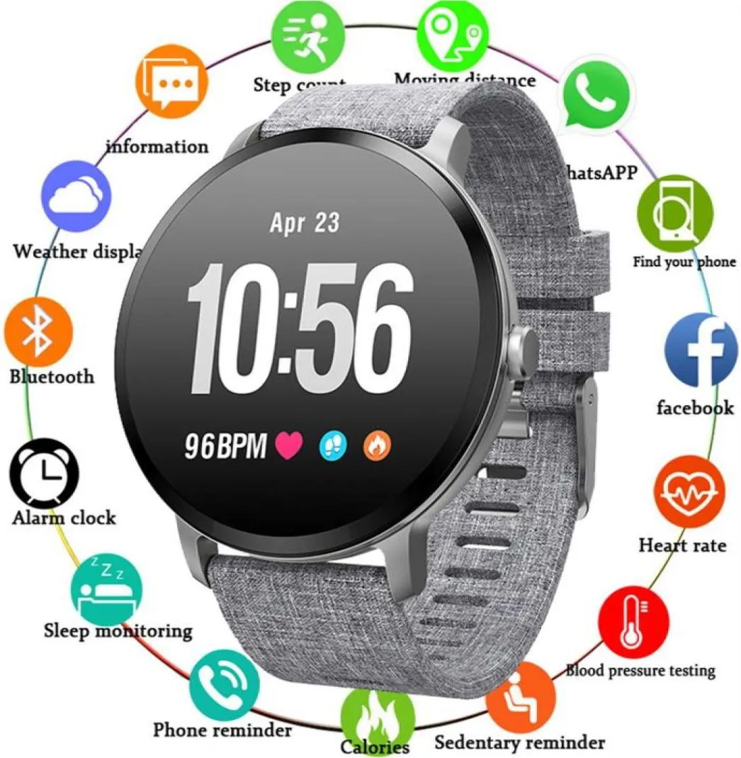 Chenxi V11 Smart Watch Mens IP67 Actividad de vidrio templado impermeable Rastreador de fitness Monitor de frecuencia cardíaca Hombres Mujeres Smartwatch251983461