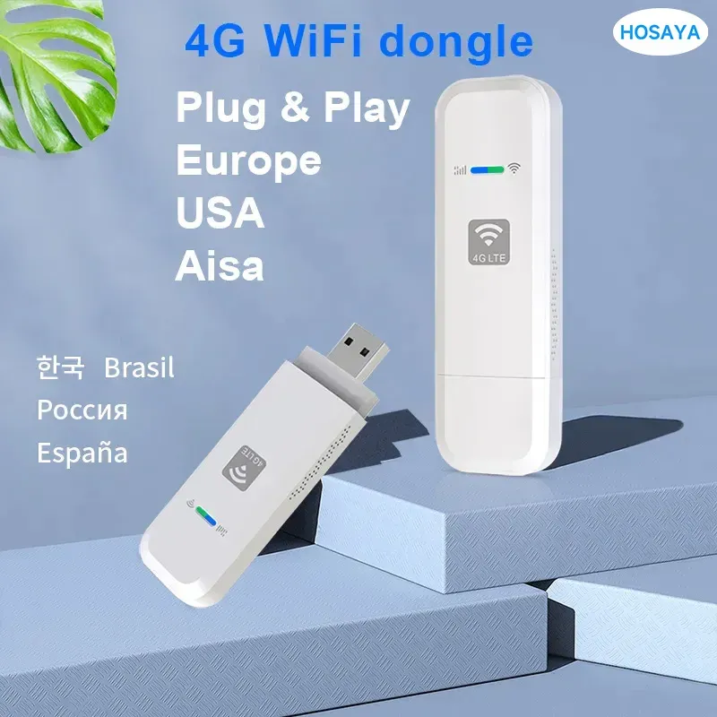 Маршрутизаторы LDW931 4G Wi -Fi Router Dongle Внешняя антенна Мобильная беспроводная USB USB модем нано -карта.