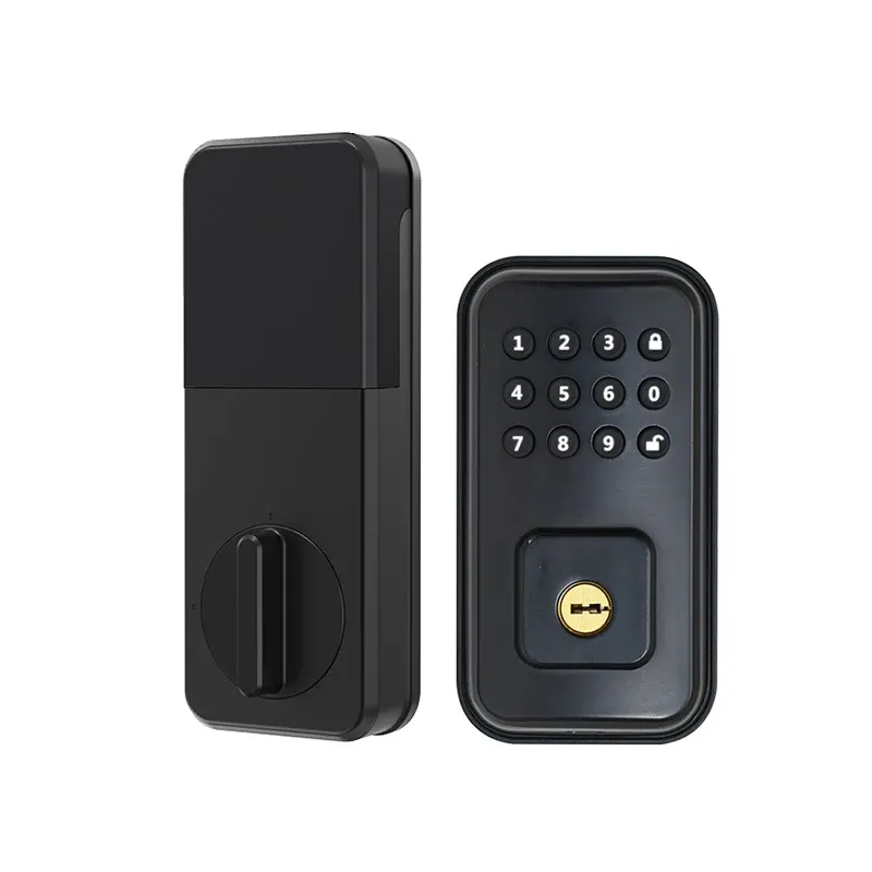 Kontrollera Yihesz Deadbolt Smart Lock Password Electronic Auto Lock Fechadura Eletronica Digital Key Less Entry Futor Door Lock med Key