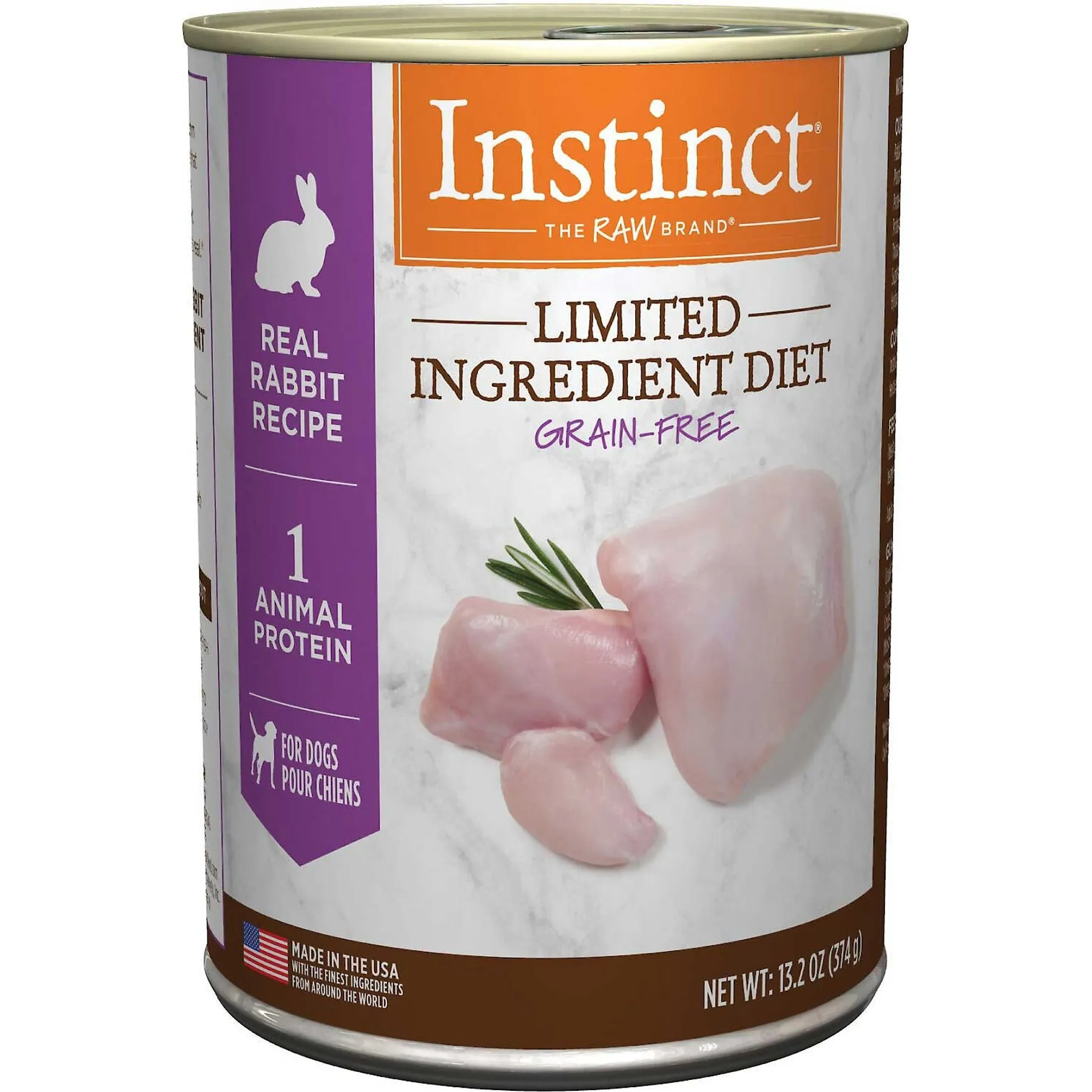 Limited Ingredient Rabbit Recipe Wet Dog Food - Grain-Free, Premium ...