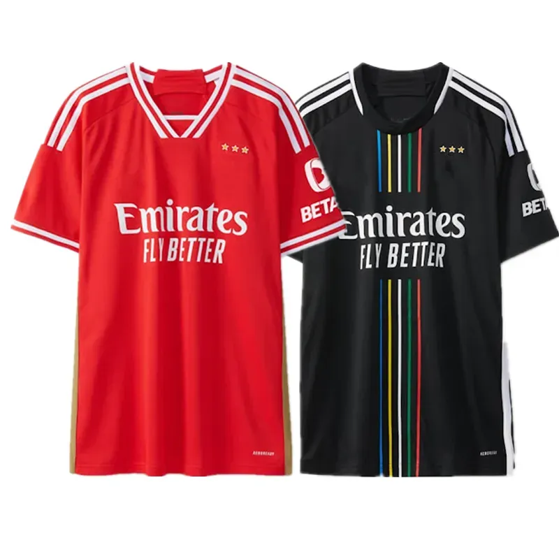 Tops&Tees New 23/24 Fans Player version Benfica soccer jerseys SEFEROVIC WALDSCHMIDT PIZZI RAFA G.RAMOS Home Away Men kids kit Football shir