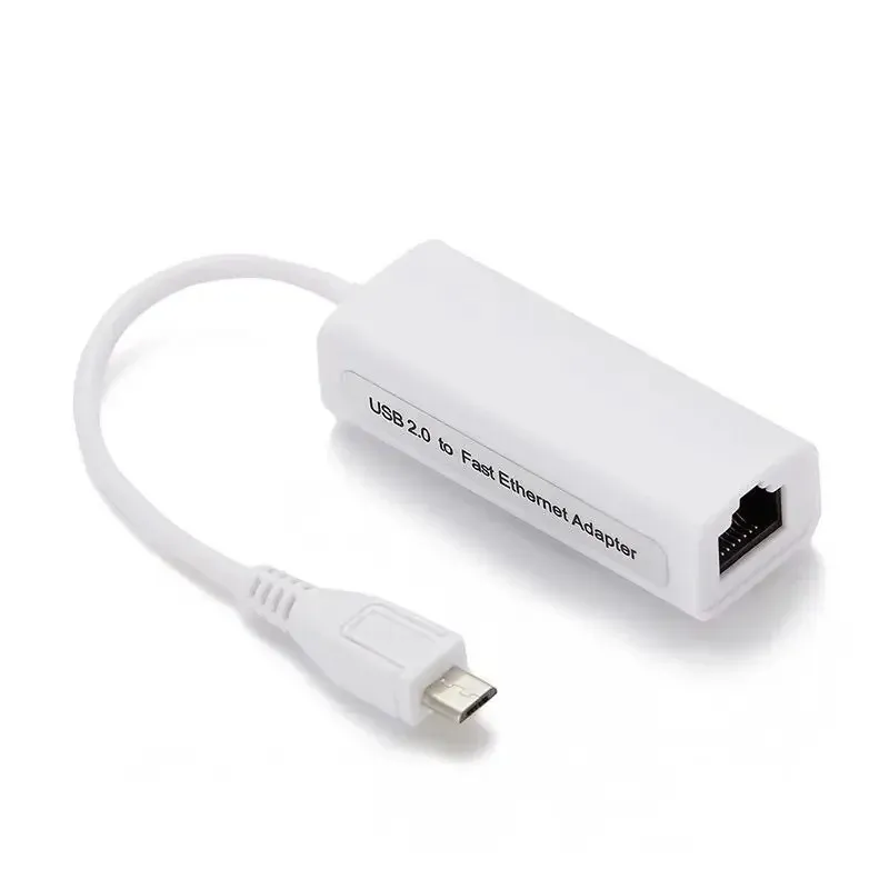 USB2.0 إلى Ethernet Network LAN Adapter Adapter Adapter 10Mbps Adapter لـ Windows7 Super Speed ​​USB 2.0 إلى RJ45 PC LAN ADAPTER