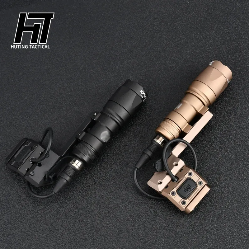 SCOPES Tactical M300 Surefir M300A Mini Scout Light Metal Flashlight con ModButton Switch Airsoft Weapon Light Hunting Fucile Lanterna