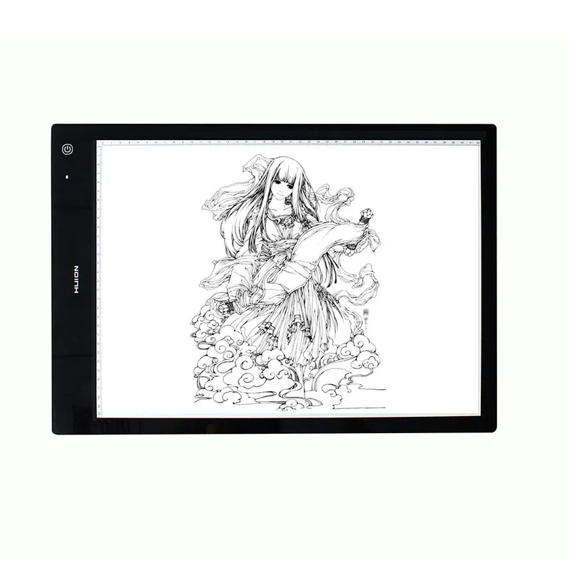 Tablets HUION LB3 Wireless LED Light Pad Tracing Light Box Battery Powered