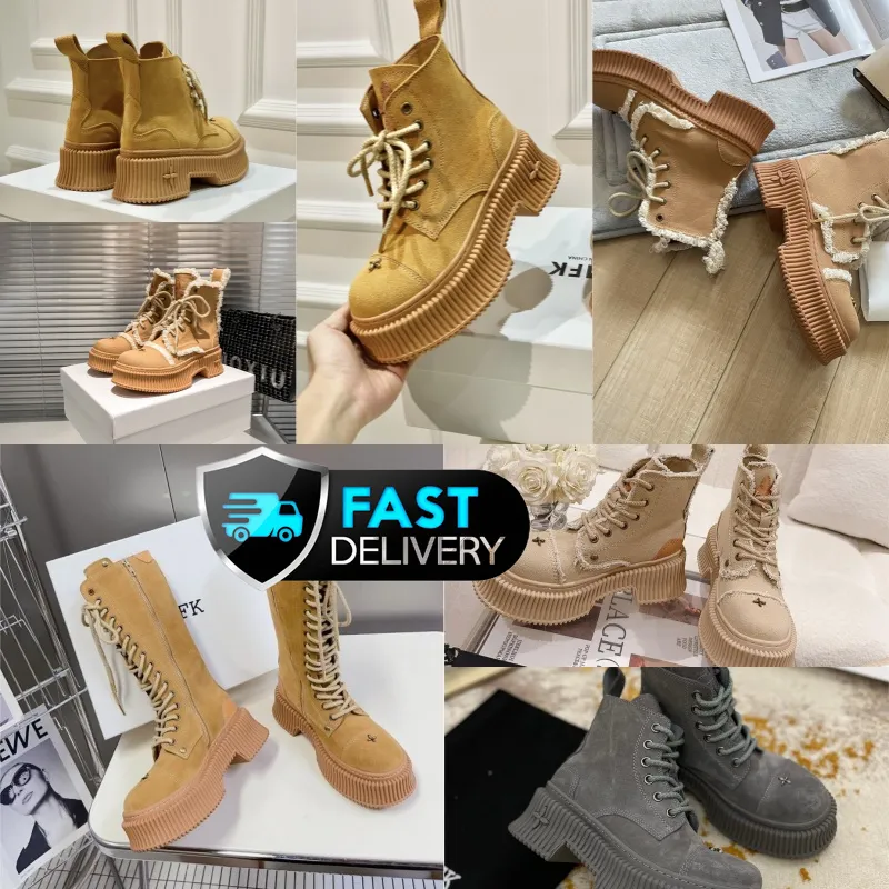 Designer Boots popularne kobiety krótkie botki rozruch luksusowe podeszwy impreza gęsta obcas Rozmiar 35-40 piesze pustyni Smfk Gai czarny