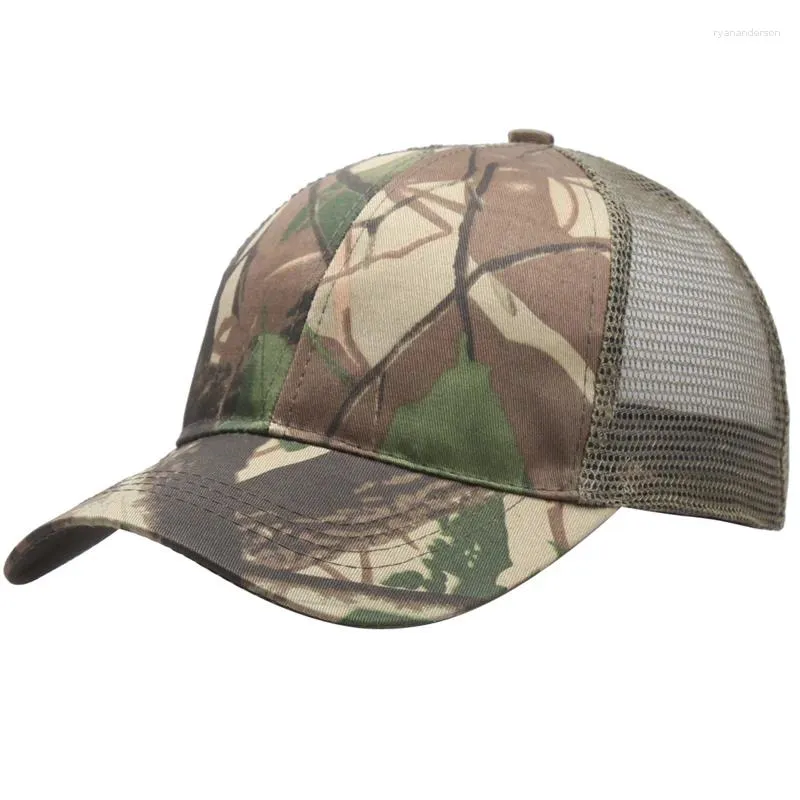 Ball Caps Camo Baseball Cap Men Summer Sunscreen Snapback Hat Hat Женщины на открытом воздухе джунгли