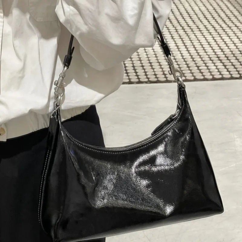 Petrol Balmumu Wrap Juliet Yeni Kadınlar Klasik Logo Çanta Koleksiyonu Omuz Çantası Lassic Saf Cowhide Katmanı Crossbody Bag Tasarımcı Çanta Omuz Çanak Çantaları