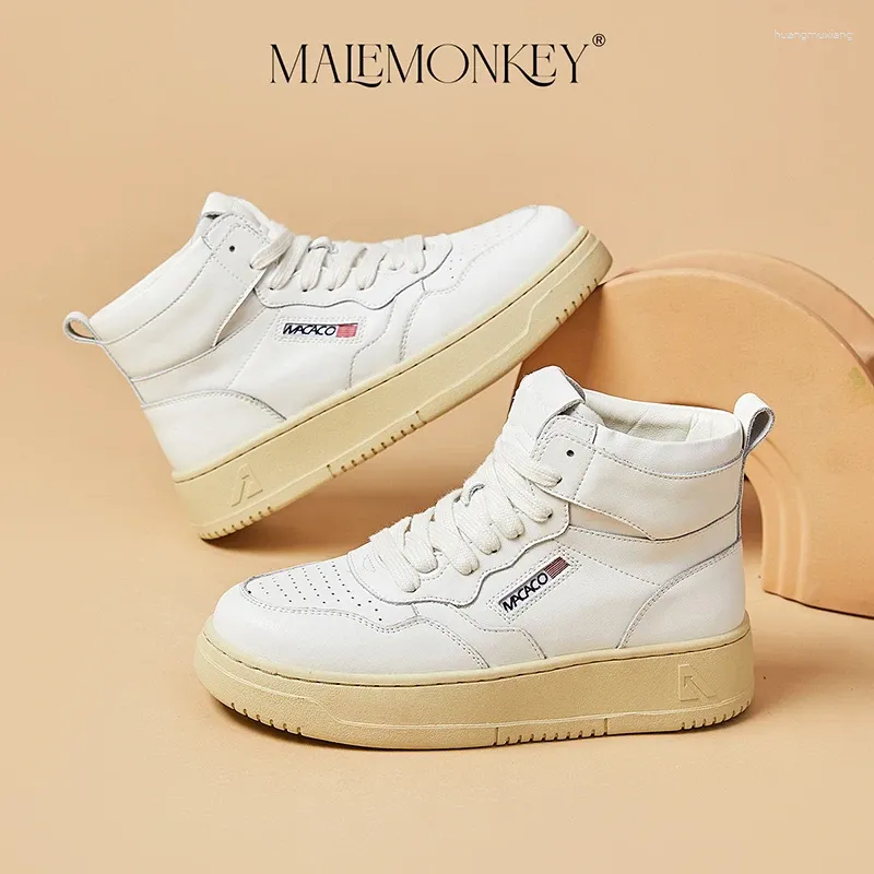 Scarpe casual sneakers alt-top Women Platform Platform High Qualtiy Round Toe Ladies Concise Female Concise fatte a mano