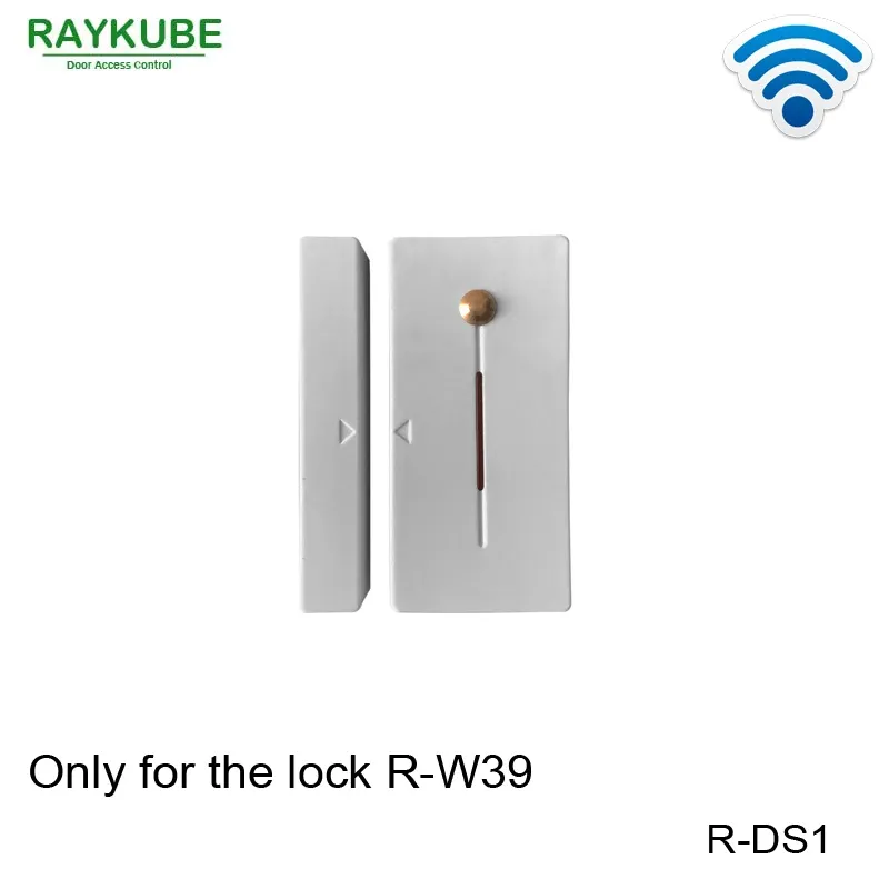 Controle Raykube RDS1 Sensor de porta sem fio com botão de saída Trabalho de desbloqueio bloqueado com Smart Lock RW39