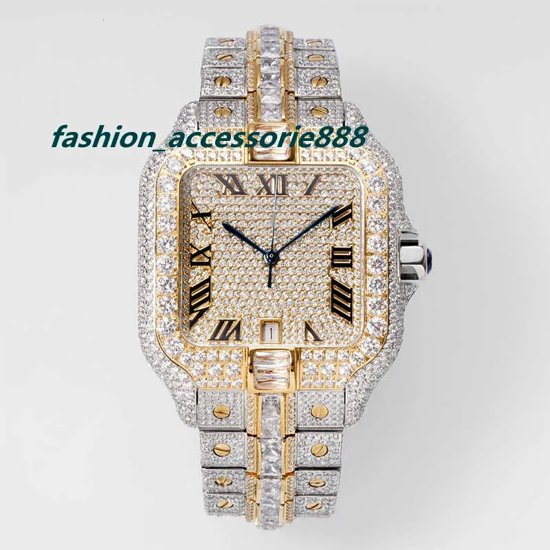 Shinny Mens Watch 40 -мм автоматическое механическое движение 2824 Движение сапфира из нержавеющей стали.