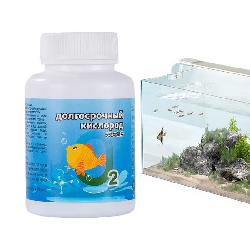 Aquariums Aquarium Comprimés d'oxygène Perces d'herbe aquarium Plantes aquatiques Folie flottante herbe à long terme particules d'oxygénation pour le poisson