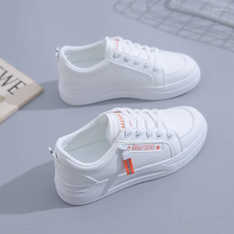 Casual Shoes White Women 2024 Spring Woman Sneakers Skateboard Footwear Walking Flats Vulcanize Zapatillas Mujer