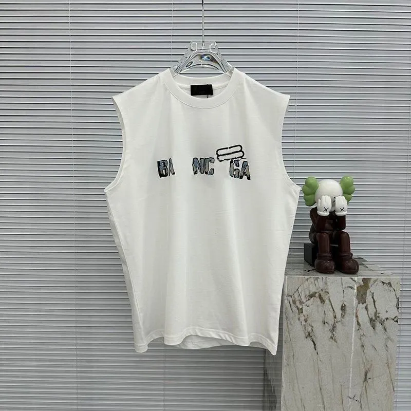 T-shirt d'été de créateur de Paris Classic 2B Lettre imprimé luxueux haut de gamme haut de gamme en vrac polyvalent à manches courte à manches purs en noir et blanc