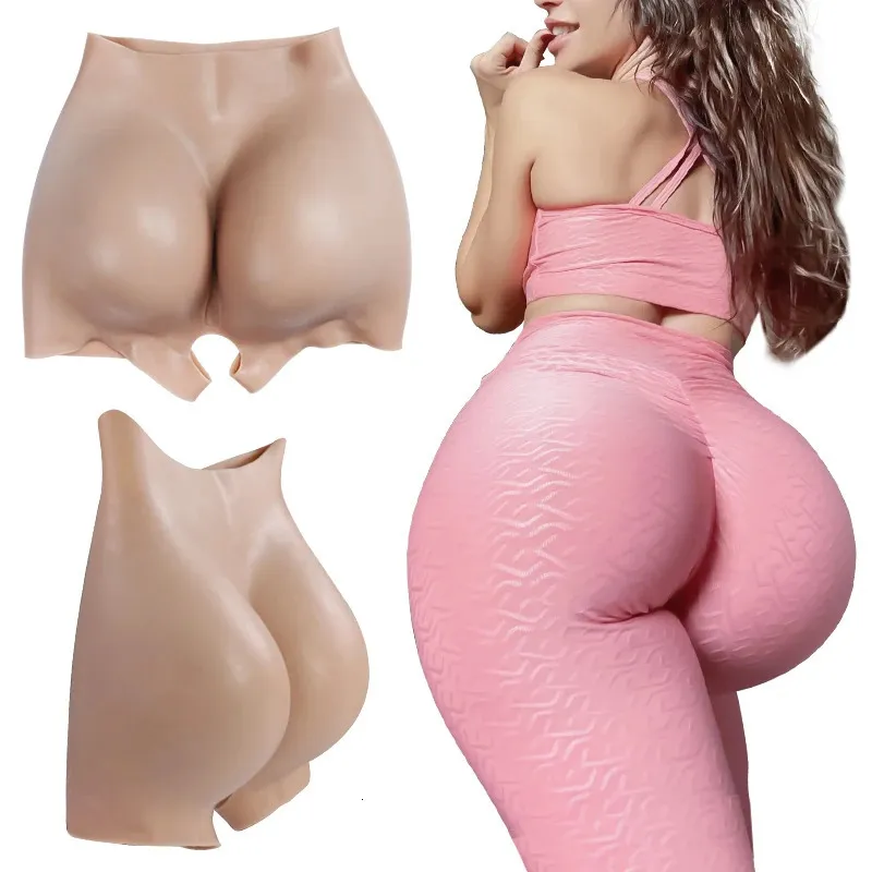 Silicone Sexy Fake Big Butts and Hips Shapewear Realistic Buttocks Enhancement Padded Panties for Woman Full Booty Cosplay 240417