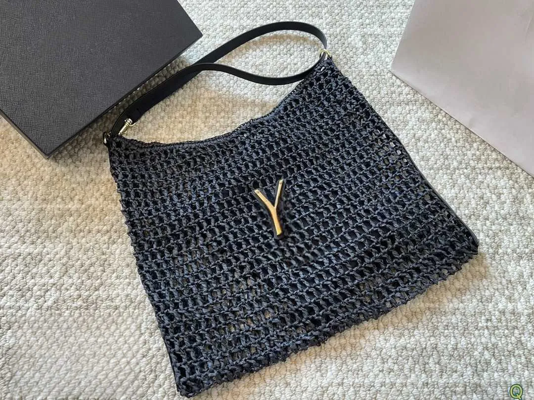 デザイナーバッグストロー織りショッピングデザイナーハンドバッグ