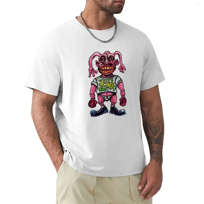 Heren Polos White Zombie Astro Creep Guy T-shirt voor een jongens zweet snel drogende mannen grafische t-shirts