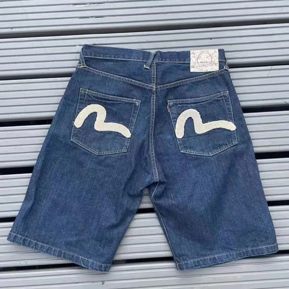 Y2k shorts män kvinnor streetwear harajuku hip hop tryck baggy denim gym shorts sommar gotiska män basket shorts 240419