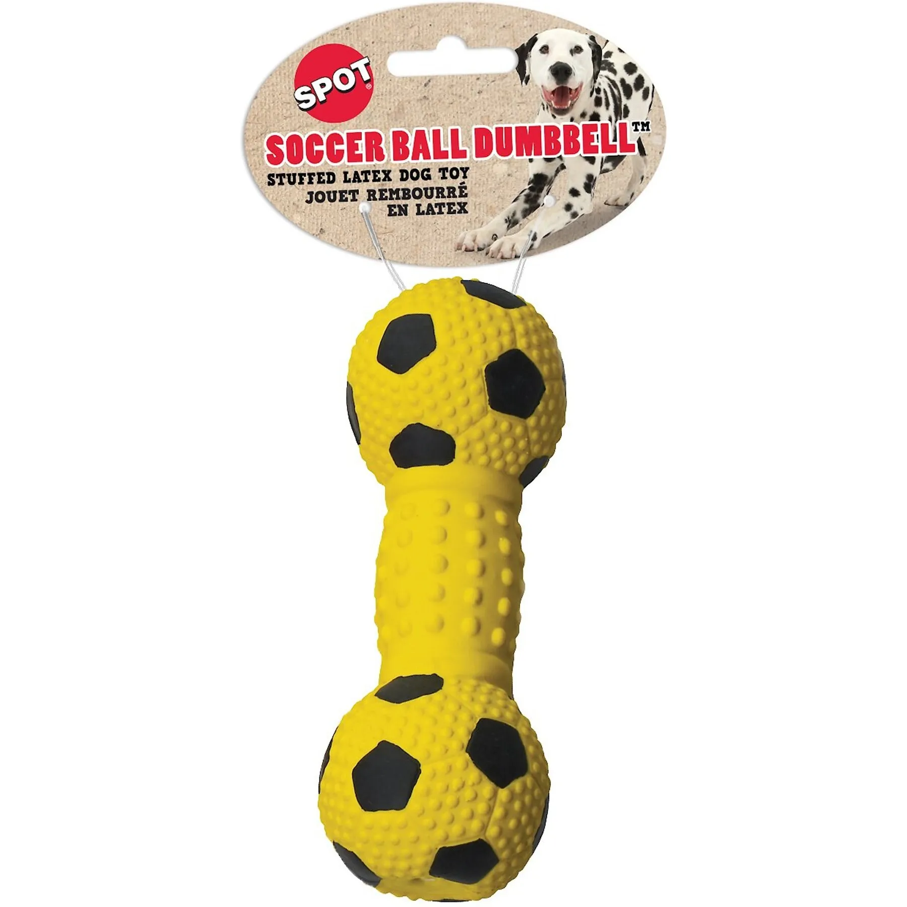 Spot Ethical Pet Soccer Ball Hundespielzeug – 3er Pack, Ca. 5 Cm, Buntes Latex Mit Quietscher – Für Kleine Hunde & Welpen