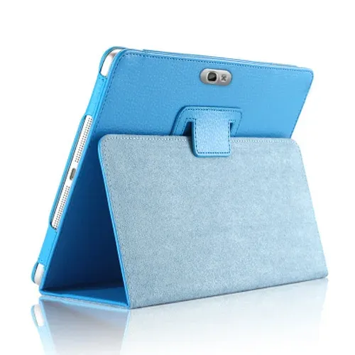 Stands Slim retro vouwstand PU lederen slimme hoes voor Samsung Galaxy Note 10.1 2012 GT N8000 N8010 N8020 Potloodhouder Tablet Case