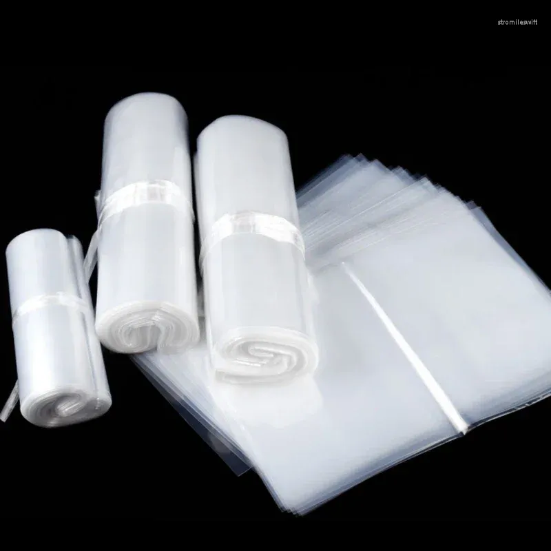 Opbergzakken zachte PE transparante top open zak voedselkwaliteit vochtbestendige plastic veerkrachtige sterke belastingdragende capaciteit verpakkingsfilm