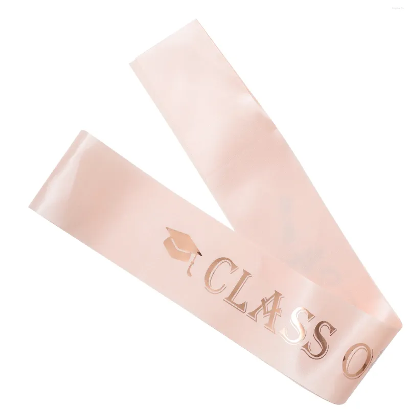 Party Supplies 2024 Graduation Straps Class Of Sash For Decor Decorations Student Ribbon