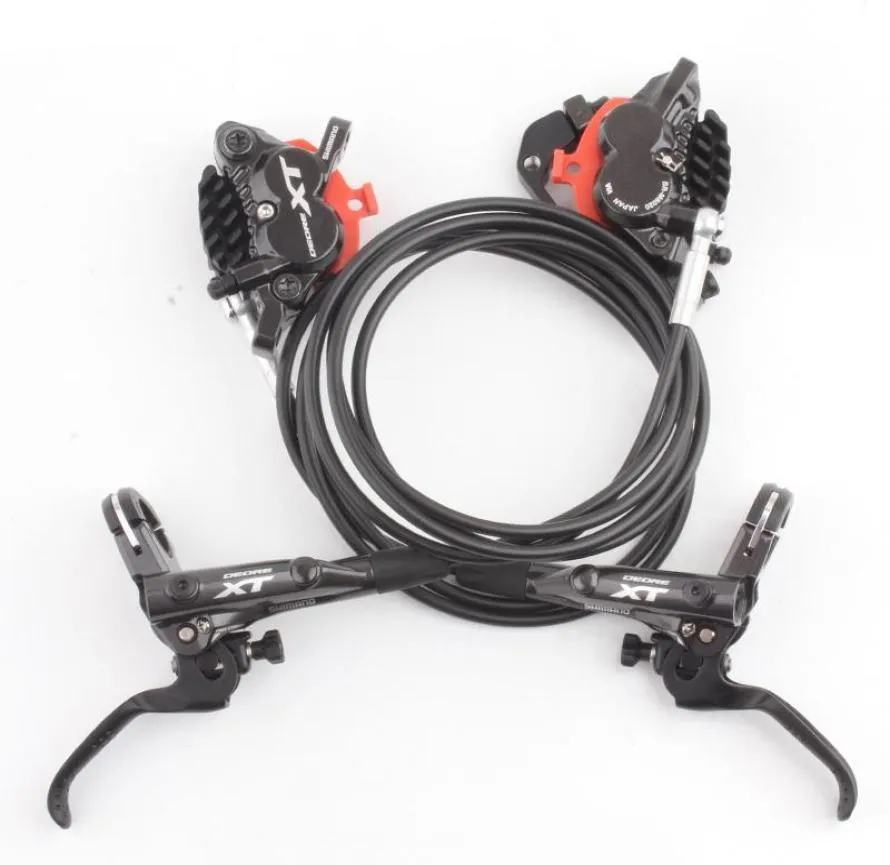 Bike Brakes DEORE XT BL M8000BR M8020 Hydraulic Disc Brake 4 Pistons Include ICETECH PADS Length 8001450mm1365240