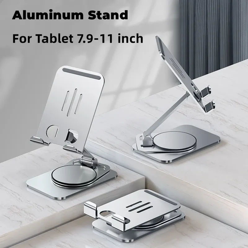 Stands Aluminum Tablet Stand Holder For iPad Pro 11 10th 10.2 7th 8th 9th Gen Xiaomi Pad Samsung Tab Foldable Ultrathin Tablet Support