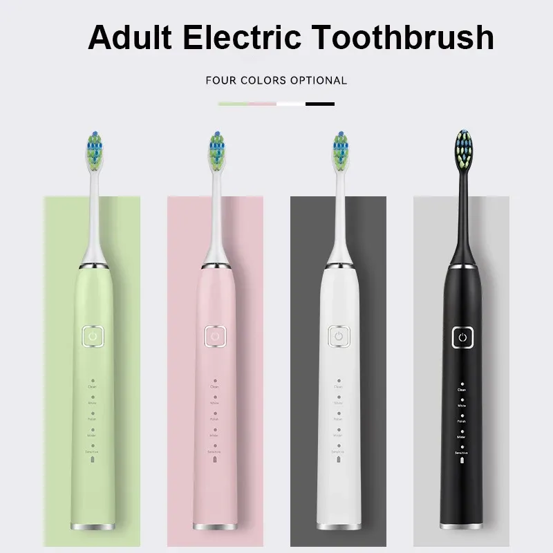 escova de dentes adulto escova elétrica de dentes elétricos sem fio cobra de dentes de dentes de dentes de dentes de dentes do casal