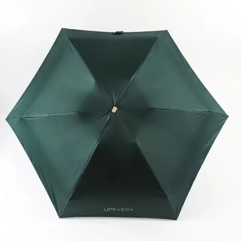 Nuovo 2024 ombrello piatto 50 volte ombrello Ultra leggero Mini Sun Umbrella UV GLUE SUL SUL SURA PIPOLA SULNO SHIZZA DOPURO UBILEFICA PUCCHIO PUCCHI