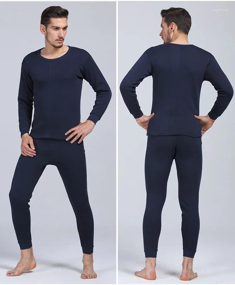 2024 Mens Thermal Winter Suit Long Johns Thermal Underwear Set Mens For ...