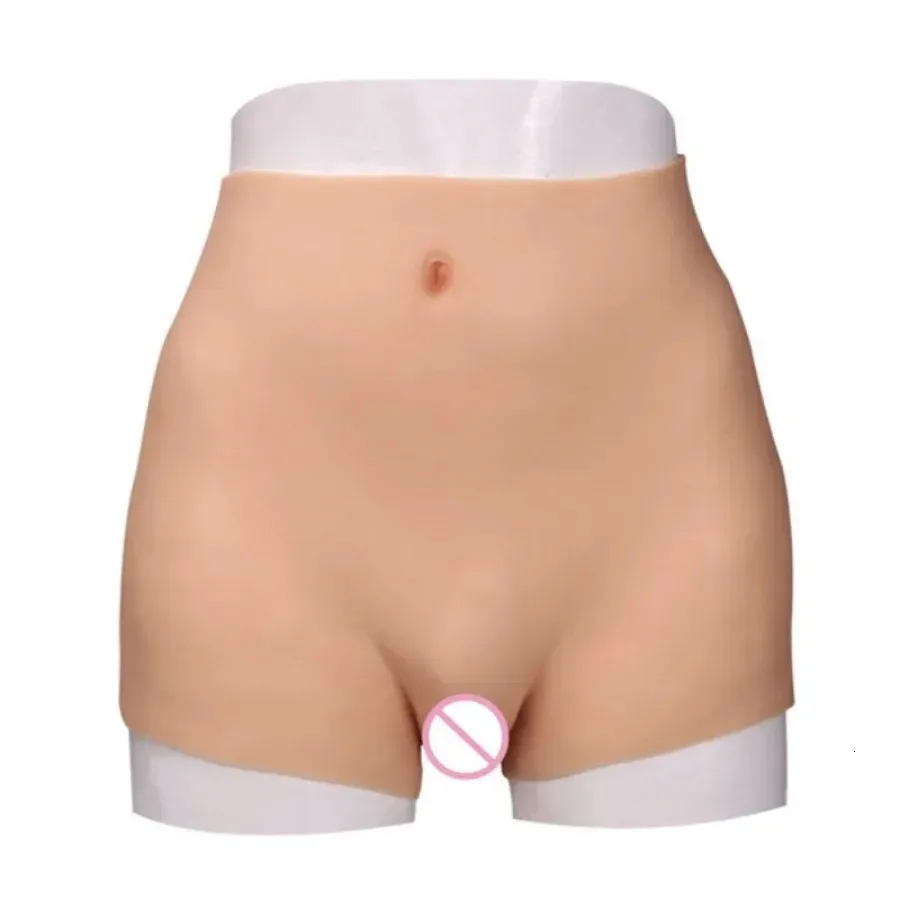 Eyung Silicone Fake Vagina Panties Hip Pants Hip Shaping Enhancer Panty for Crossdresser Transgender 240417