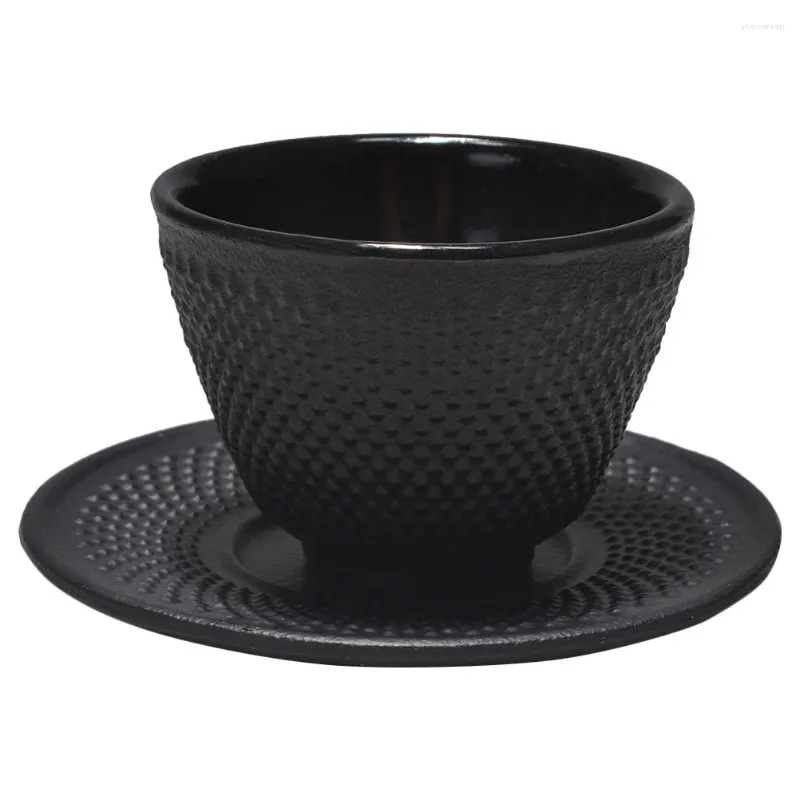 Tazas de tazas vasos vasos té de té de hierro para beber mini oficina de té casas