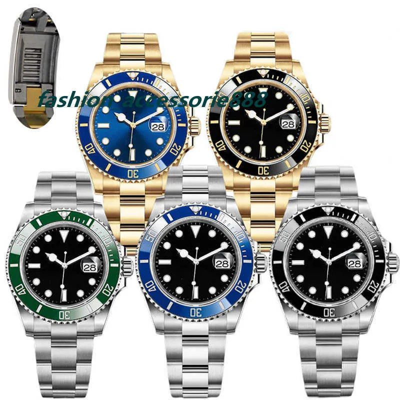 Mens Watch Designer Watchs Sllind Регулируемые пряные часы Механические автоматические 40 -мм сапфирские наручные часы RLX 904L из нержавеющей стали Montre de Luxe