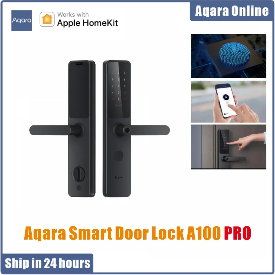 Kontroll Aqara Door Lock A100 Pro Bluetooth Apple Home Key HomeKit Smart FingerPrint Lock
