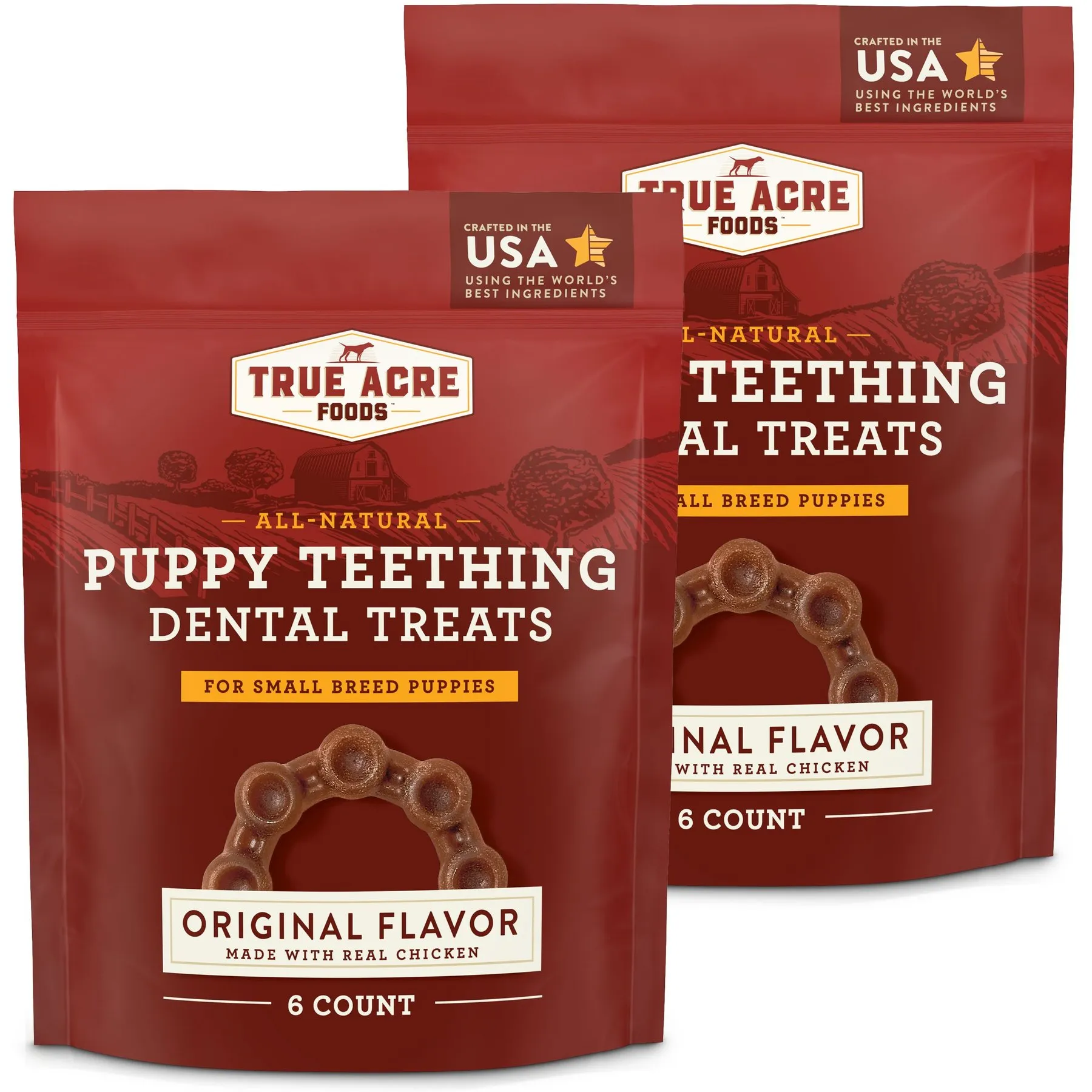 Puppy Teething Treats: All-Natural Dental Chews with Real Chicken