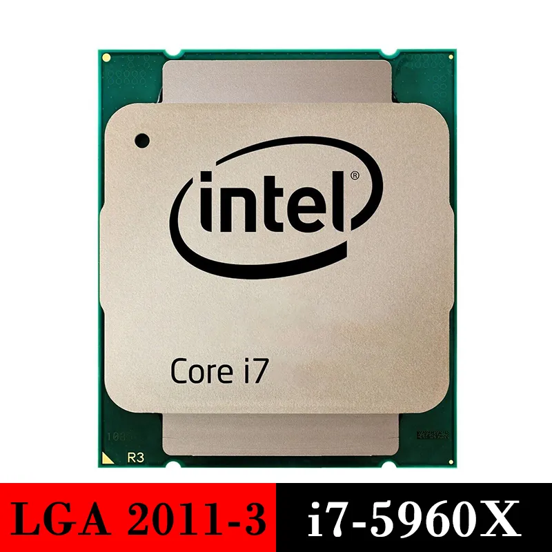 Processeur de serveur utilisé Intel Core X-Series I7-5960X CPU LGA 2011-3 pour X99 5960X LGA2011-3 LGA20113