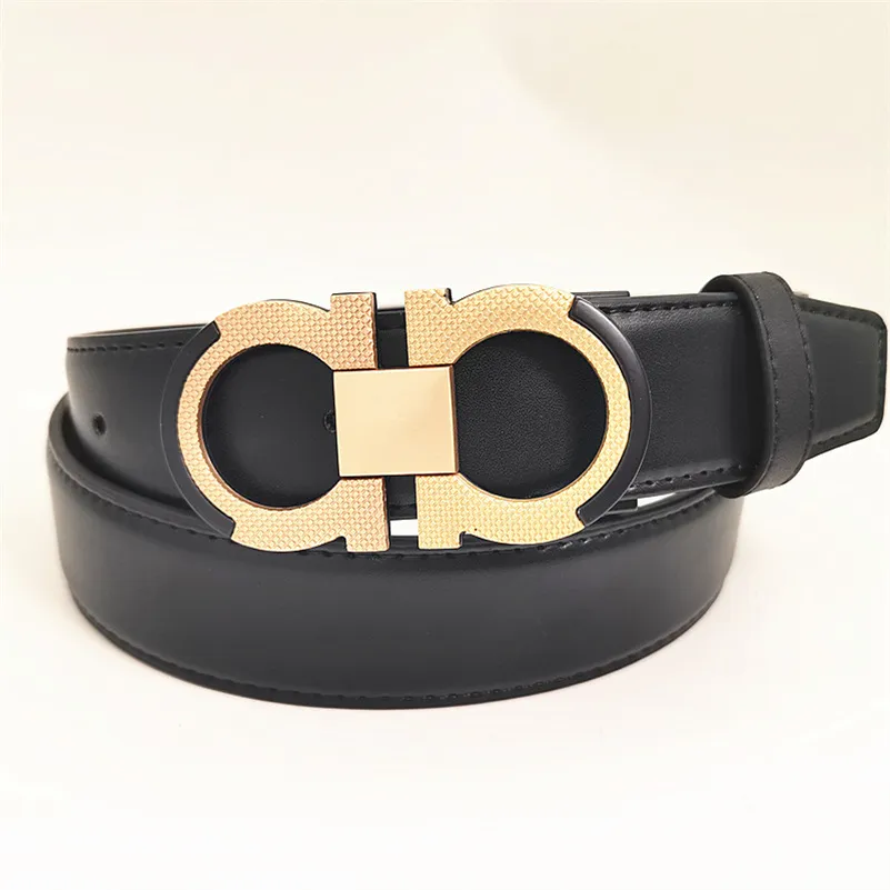 ceintures de créateurs pour hommes 3,5 cm de large luxe de luxe ceinture en cuir lisse en cuir motif en lit et et en surface vive épisser 8 chiffres blanc noir rouge bleu jaune ceinture