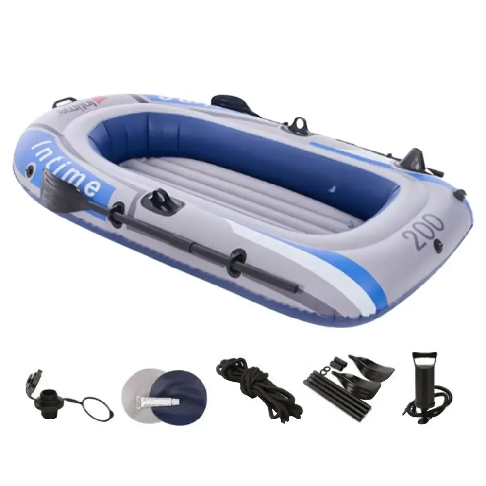 Aksesuarlar 23 Kişi Iatable Boat Raft Kayak Hava Pompası Halat Kürek Kürek Kayan Tekne Deniz Kayak Balıkçılık için Iatable Kayak Kano