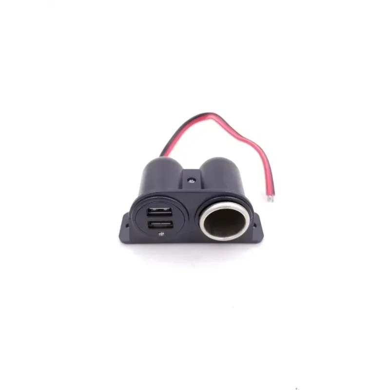 新しい2024 USBポートソケットDC 5Vダブル3.1A充電器ビルトインカーキャンパーマルチプラグポートアダプター充電車キャラバン充電器