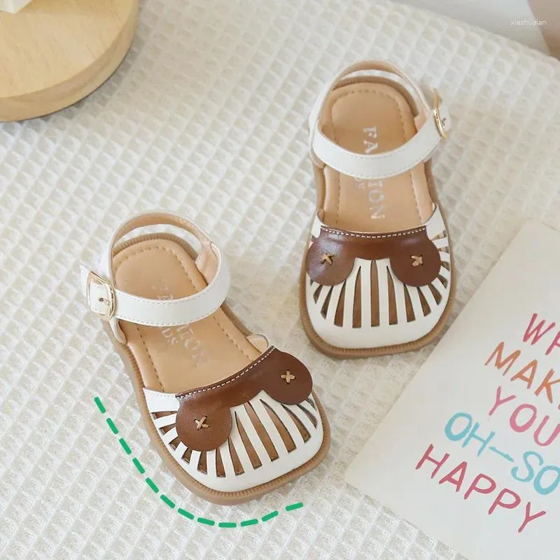 First Walkers femminile Sandals Princess Sandals Summer Simpasso con la con (scarpe da bambino non slittata per bambini baby baotou coreano baotou