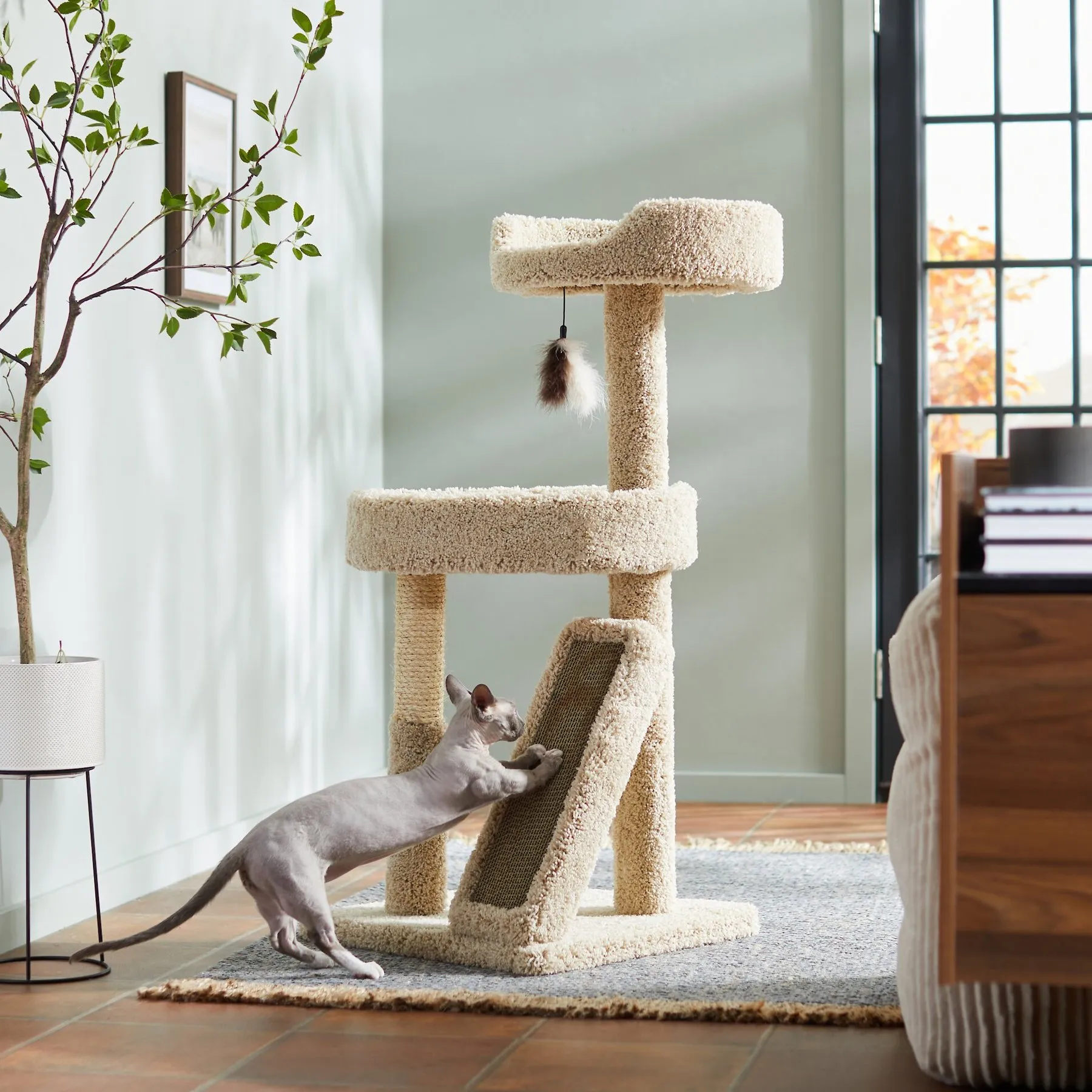 Frisco Cat Trees Near Me Frisco Heavy Duty Cat Tree And Condo Faux