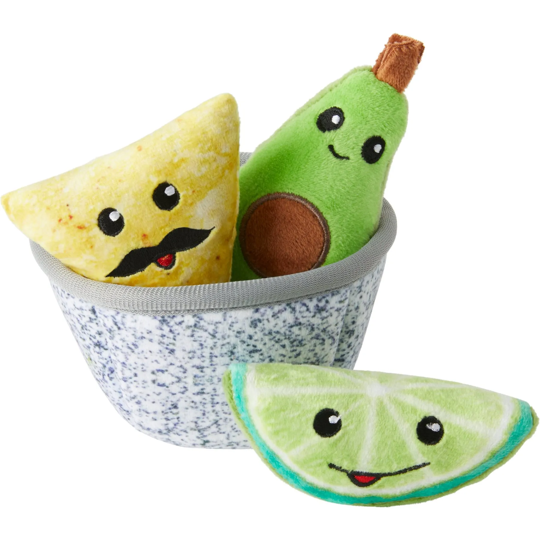 Colorful Catnip Toys: Guacamole Bowl Fun for Cats, Medium, 4-Pack