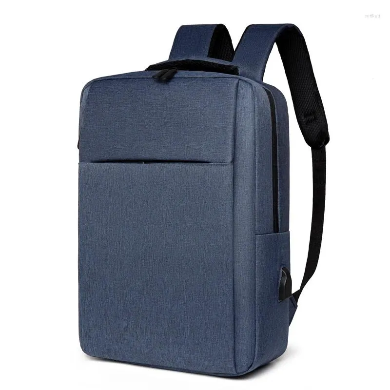 Ryggsäck Formella ryggsäckar för män 2024 Multifunktionell affärsanteckningsbok USB Laddning Vattentät mäns ryggbags casual väskor