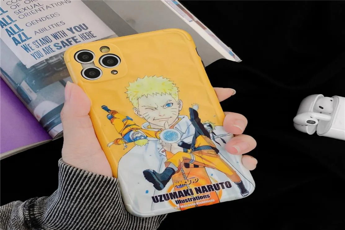 Mytoto New Naruto Anime Sasuke Uzumaki Custodia per telefono per iPhone 11 Pro xr xs Max 7 8 più Cartoon giapponese Funny Silicon Cover Co8812697