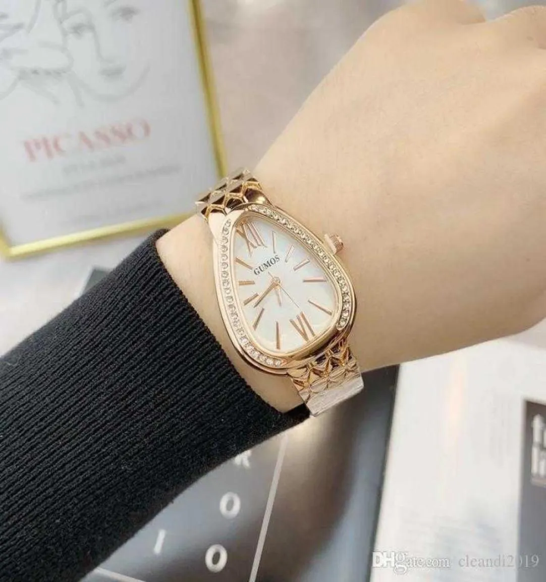 2020 Fashion Casual Analog Quartz Watch Women Femme Leisure Marque Luxury Wristwatch Stainles Steel Dame Dhy Party Clock Oringinal Mode6394226